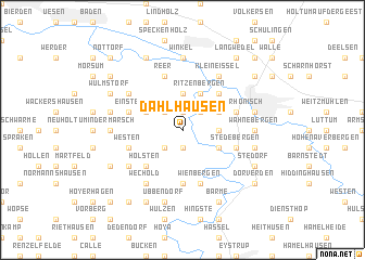 map of Dahlhausen