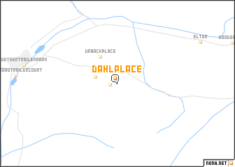 map of Dahl Place