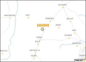 map of Dahoma