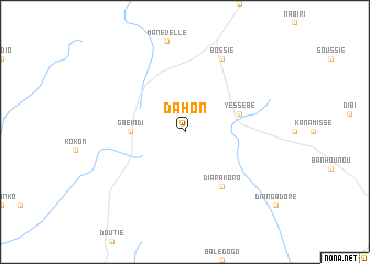 map of Dahon