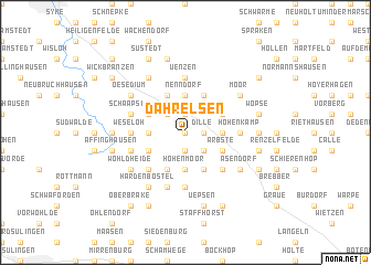 map of Dahrelsen