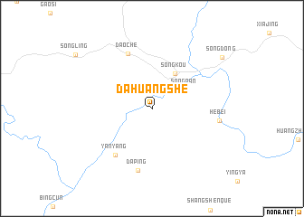 map of Dahuangshe