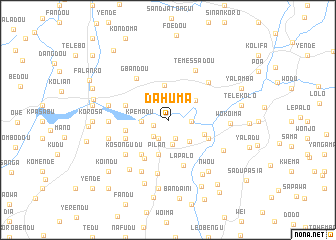 map of Dahuma