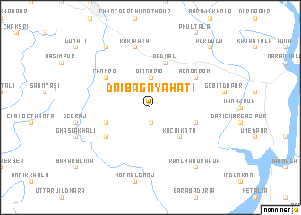 map of Daibagnyahāti