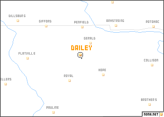 map of Dailey