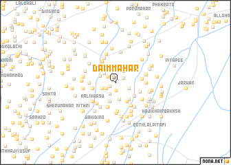 map of Dāim Mahar