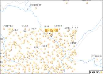 map of Daisan