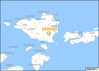map of Daishan