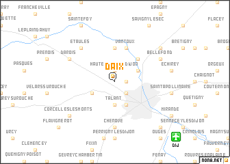 map of Daix
