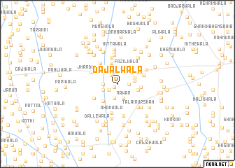 map of Dājalwāla