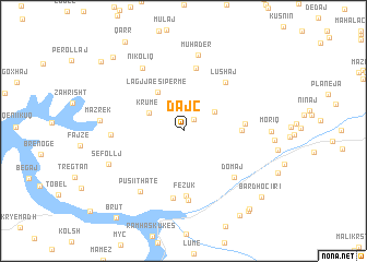 map of Dajç