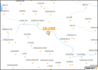 map of Dajiao