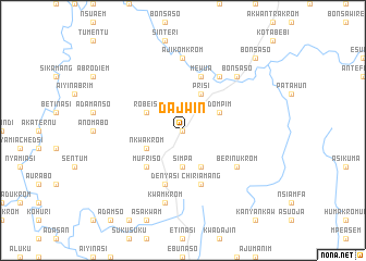 map of Dajwin