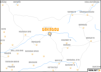 map of Dakadou