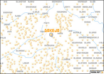 map of Dakeja
