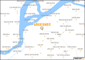 map of Dakeshan