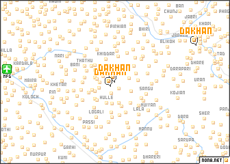 map of Dakhan
