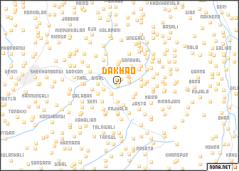 map of Dakhao