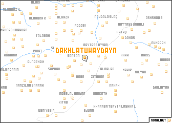 map of Dakhlat ‘Uwaydayn
