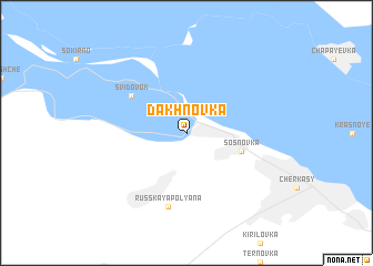 map of Dakhnovka