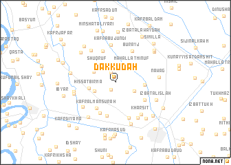 map of Dakkūdah
