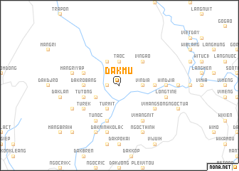 map of Dak Mu