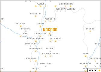 map of Dak Nân