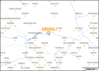map of Dakouli