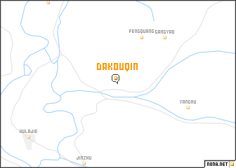 map of Dakouqin