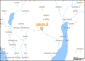 map of Dakpla