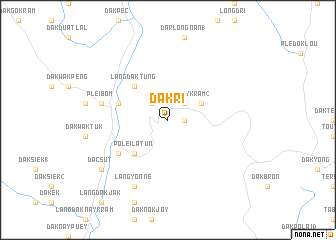 map of Dak Ri