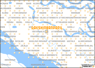 map of Dakshin Banpāril