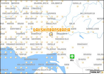 map of Dakshin Bānsbāria