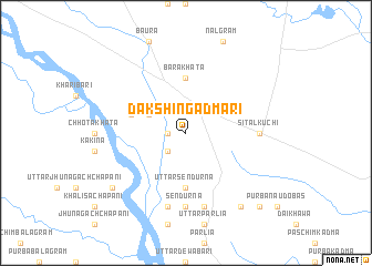 map of Dakshin Gadmāri