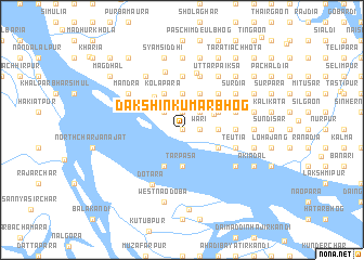 map of Dakshin Kumārbhog