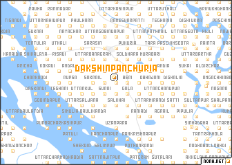 map of Dakshin Pānchuria