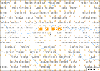 map of Dakshinpāra