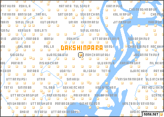 map of Dakshinpāra