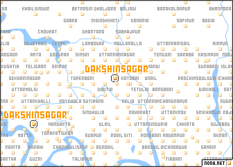 map of Dakshin Sāgar