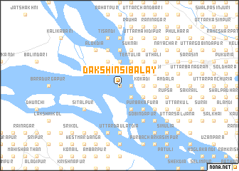 map of Dakshin Sibālay