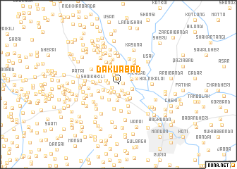 map of Dakuābād