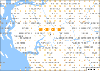 map of Dākurkāndi