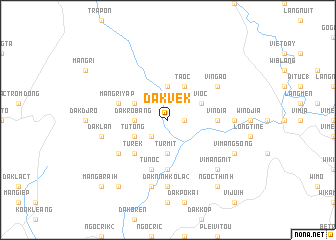 map of Dak Vek