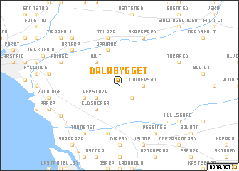 map of Dalabygget