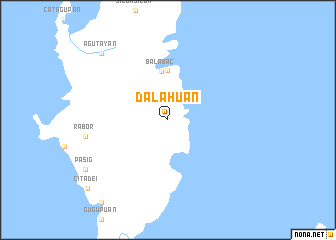 map of Dalahuan