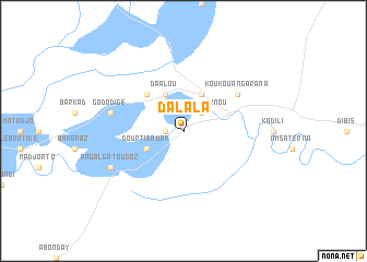 map of Dalala