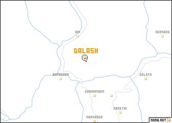 map of Dalāsh