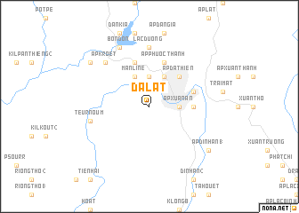 map of Ðà Lạt