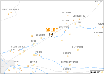 map of Dalbe