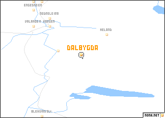map of Dalbygda